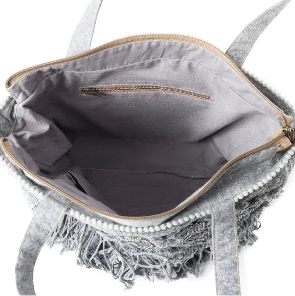 Myra Bag Smoky Mountain Fringe Tote Bag