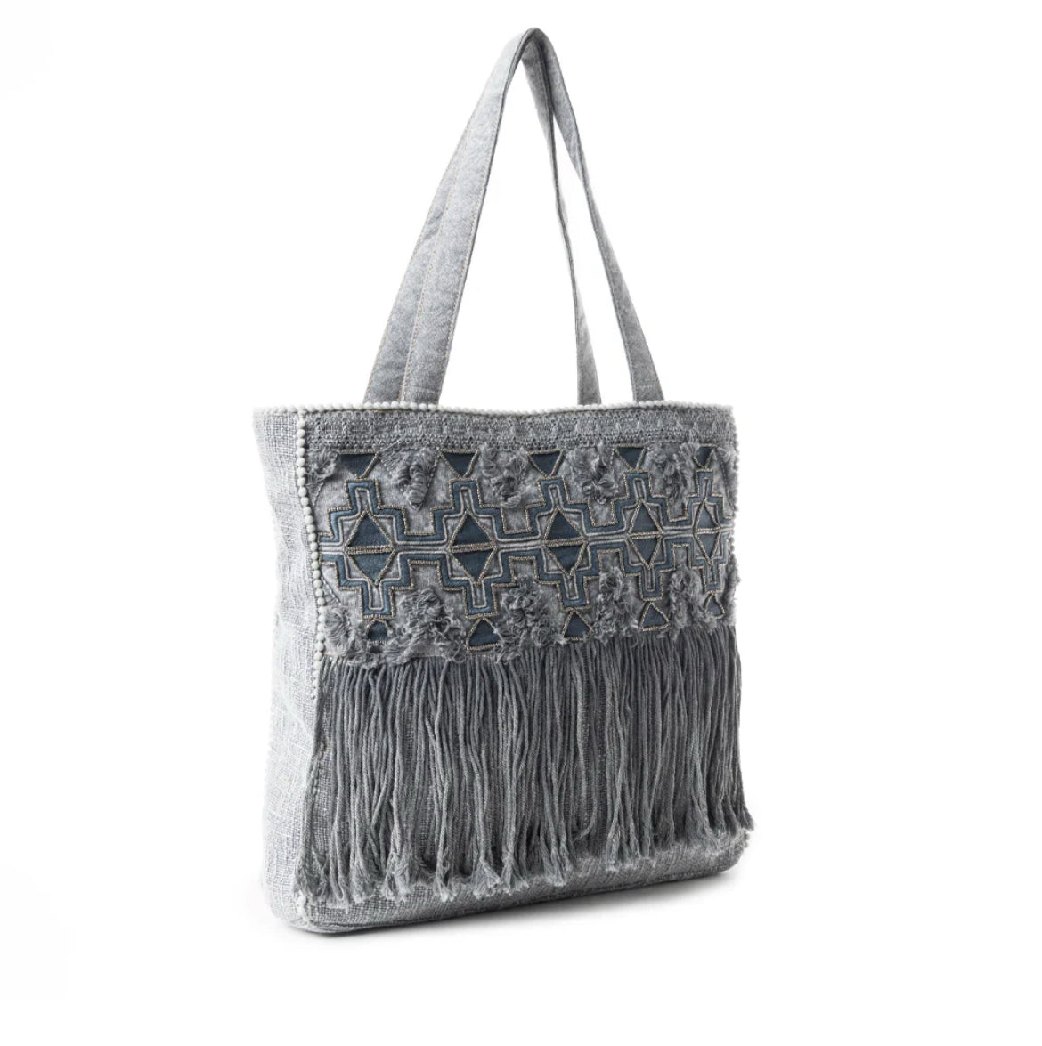Myra Bag Smoky Mountain Fringe Tote Bag