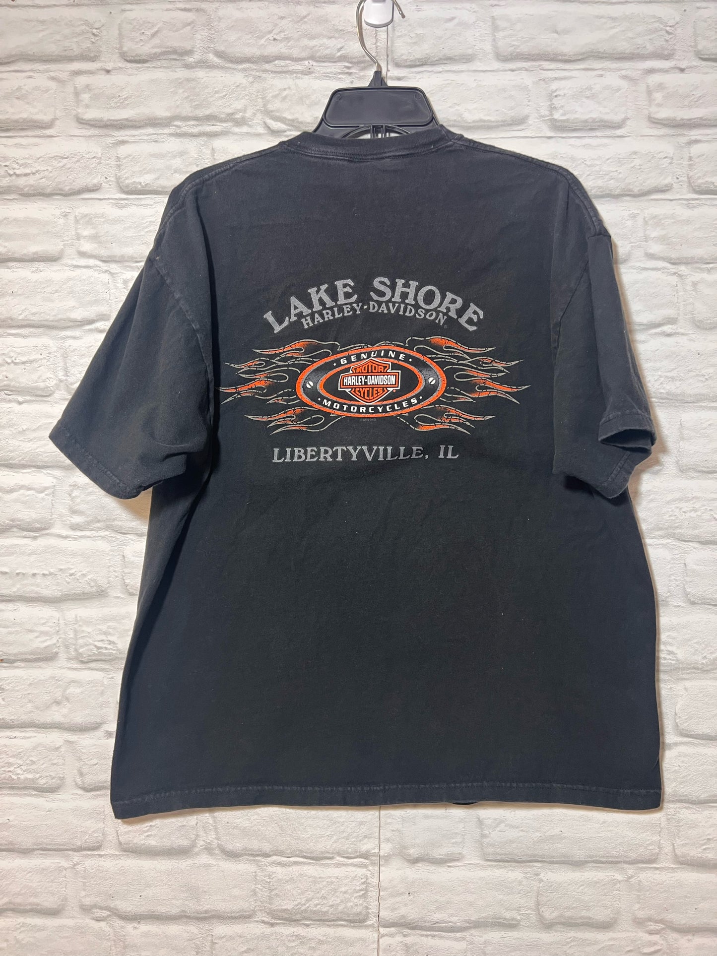 Harley-Davidson Size X-Large Black T-Shirt - Men's