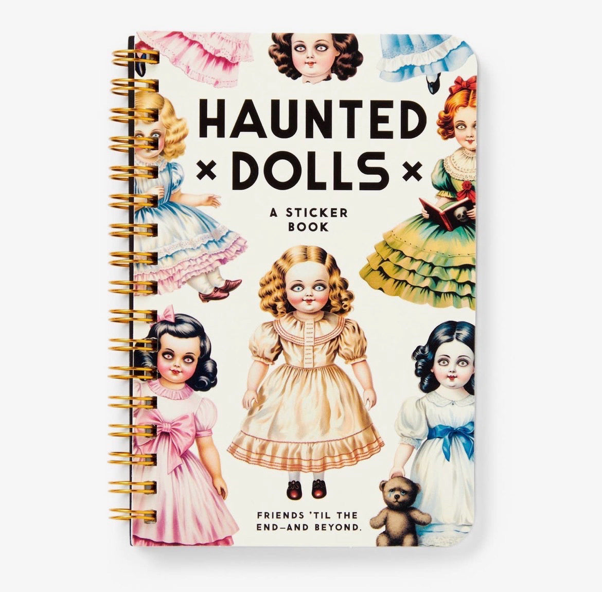 Brass Monkey Haunted Dolls Sticker Book