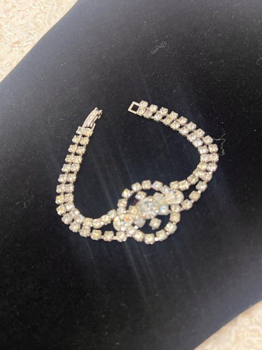 Vintage rhinestone bracelet