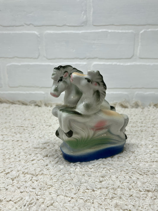 Mid-Century figurine of horses
