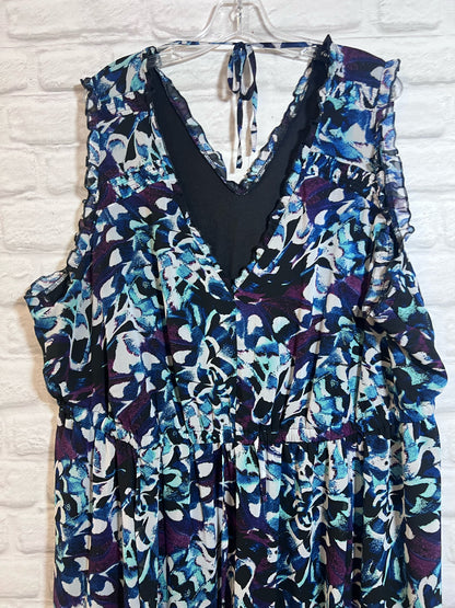 Size 3X Torrid Black/Purple/Blue  Dress