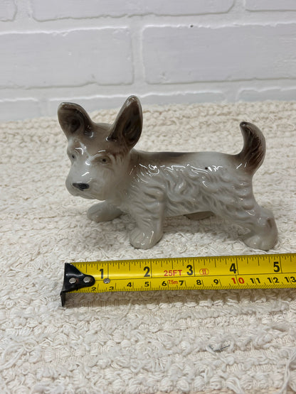 Vintage Scotty Dog Ceramic Figurine
