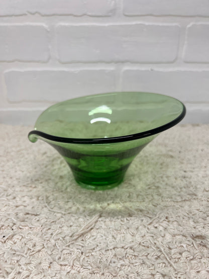 Viking Glass Green Bon Bon Bowl