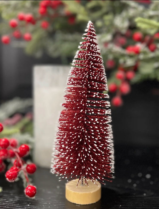 Red 8" Bottlebrush Tree