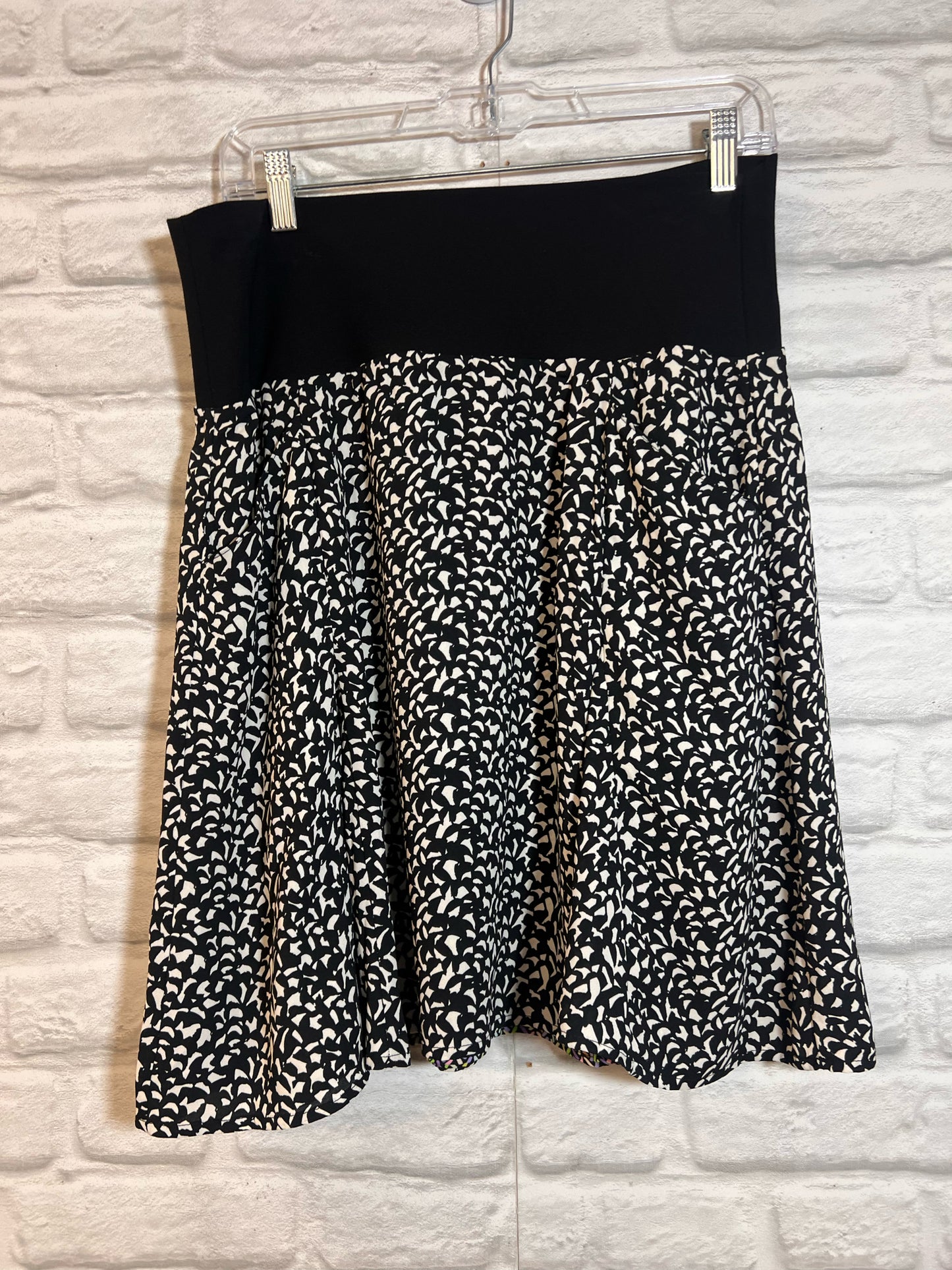 Size M CAbi Multicolor Reversible Skirt