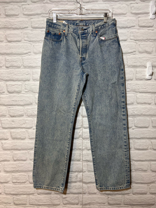 Levi's Size 28 Waist 501 90'S Fit Jeans Stone/Acid Wash