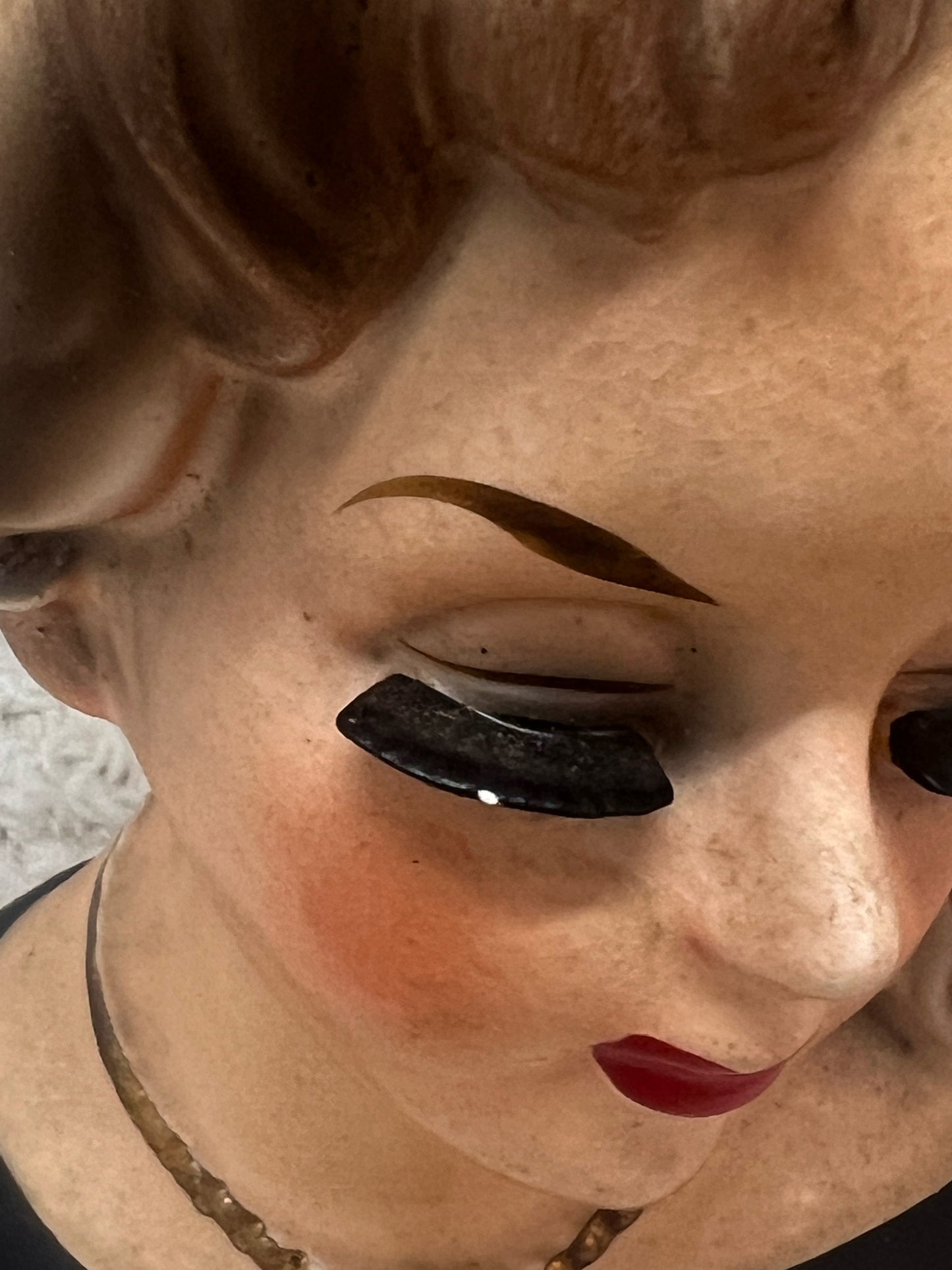 Inarco Lady Head Vase Lady Aileen 1964