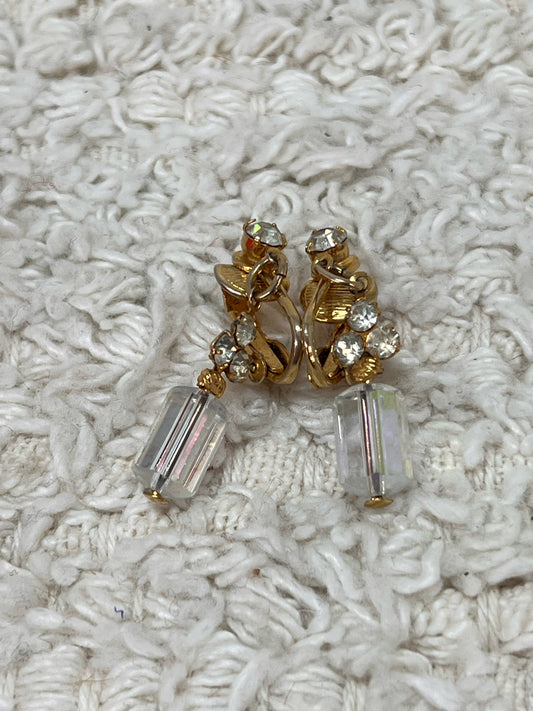 Vintage clip on earrings