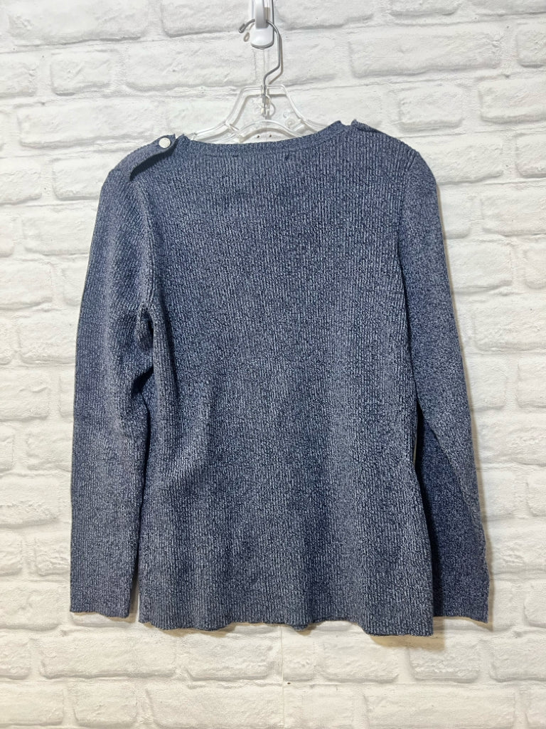 Size XL Liz Claiborne blue crew neck sweater