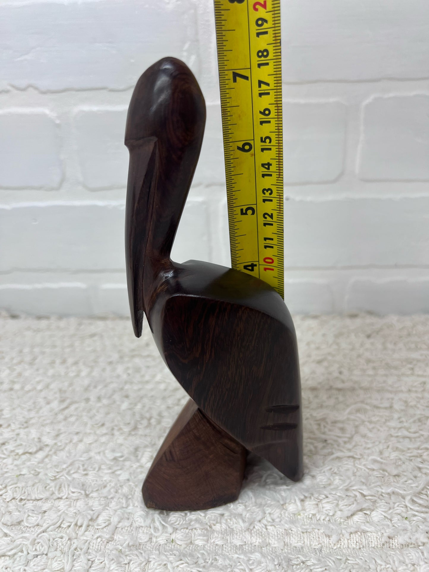 Hand Carved wood pelican