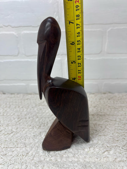 Hand Carved wood pelican