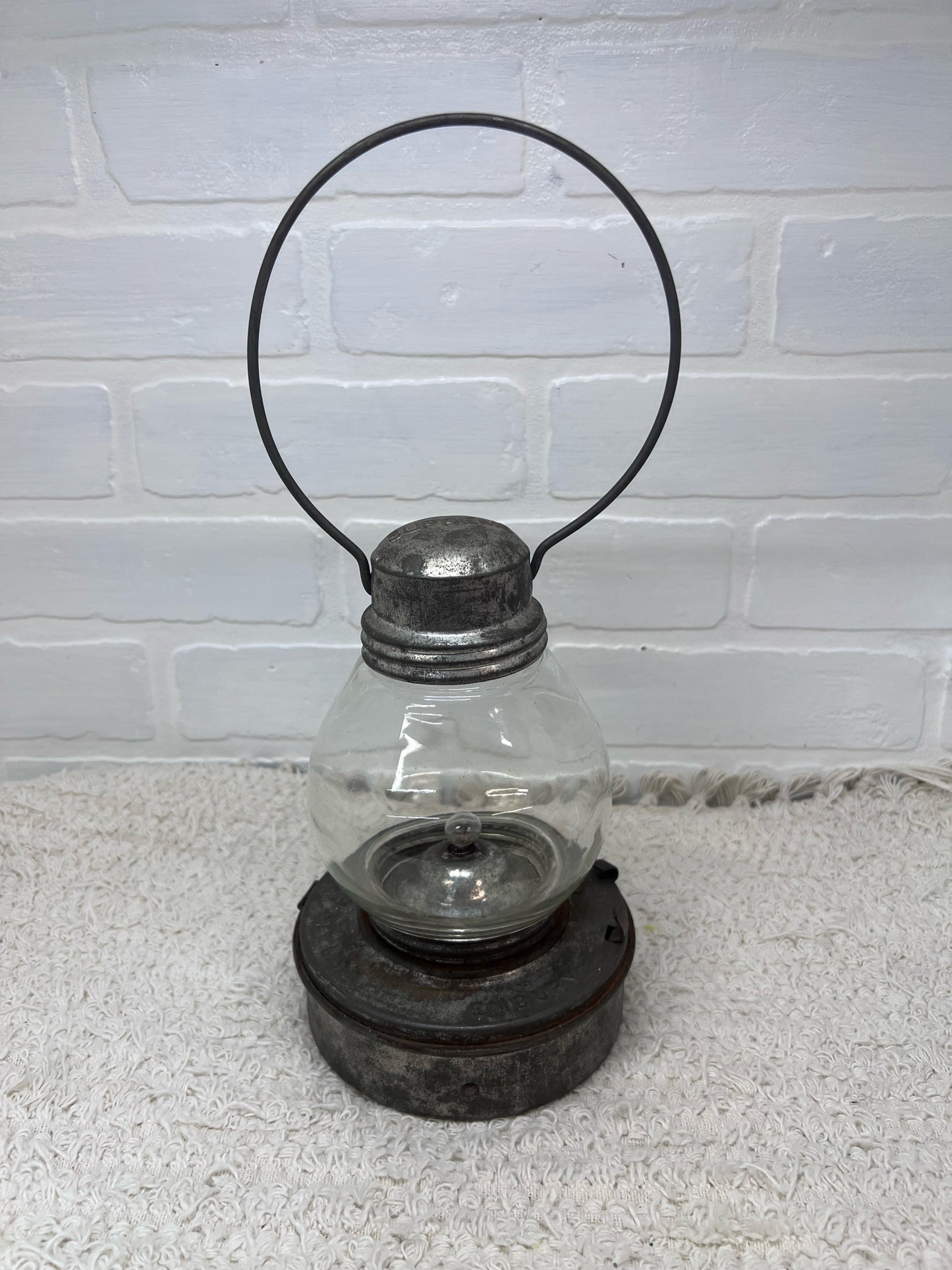 Antique Embury Supreme Battery Lantern Circa 1920s/1930s Warsaw, NY