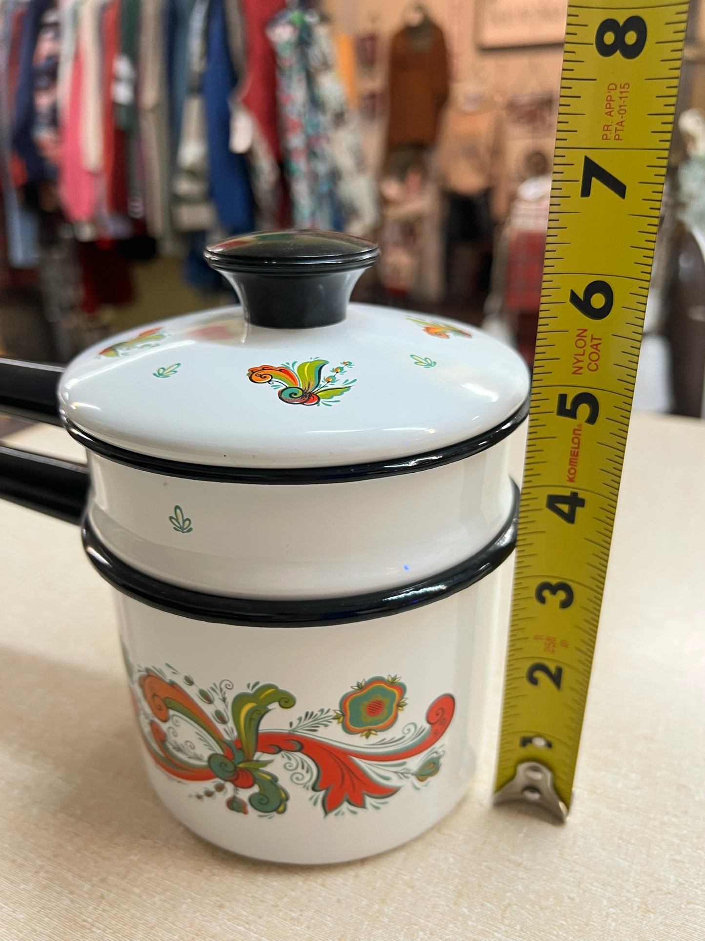 Berggren Imports Norwegian inspired enamel double boiler