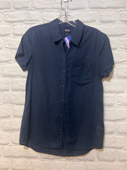 Size S Patagonia Navy Cotton/Hemp Shirt