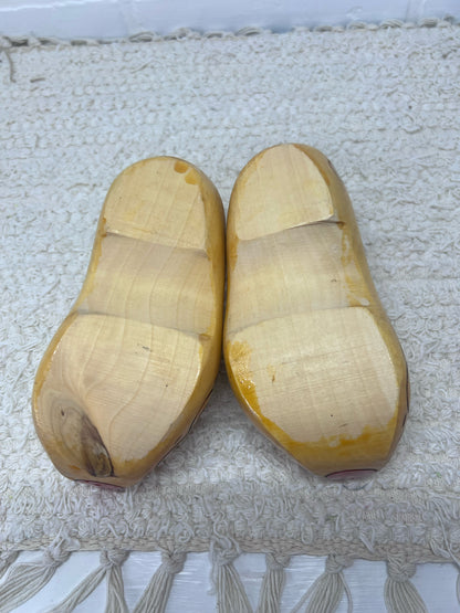 Vintage Dutch Shoes - Hand Painted Holland Souvenir