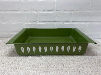 Catherine Holm Avocado Green & White Lasagna Pan