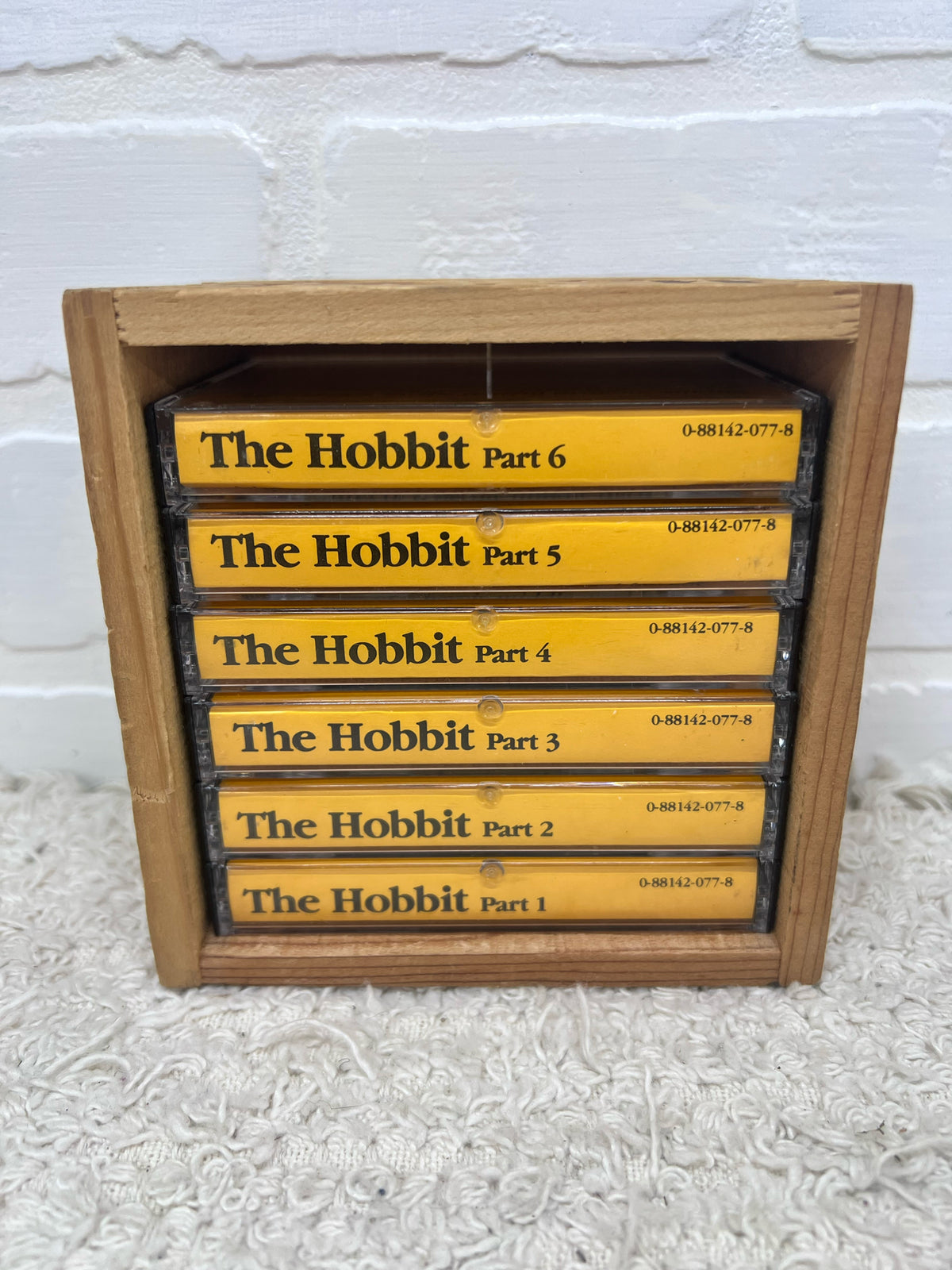 Boxed Set of 1979 'The Hobbit' Dramatized Cassette Tapes 1979 J.R.R. Tolkien