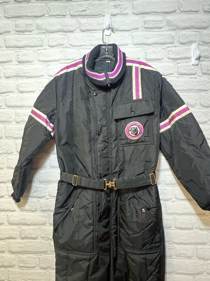 Arctic Cat Vintage Ladies Small Snowsuit - Black and Lavender