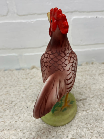 Vintage Ceramic Rooster Figurine - Mid Century, Made in Japan
