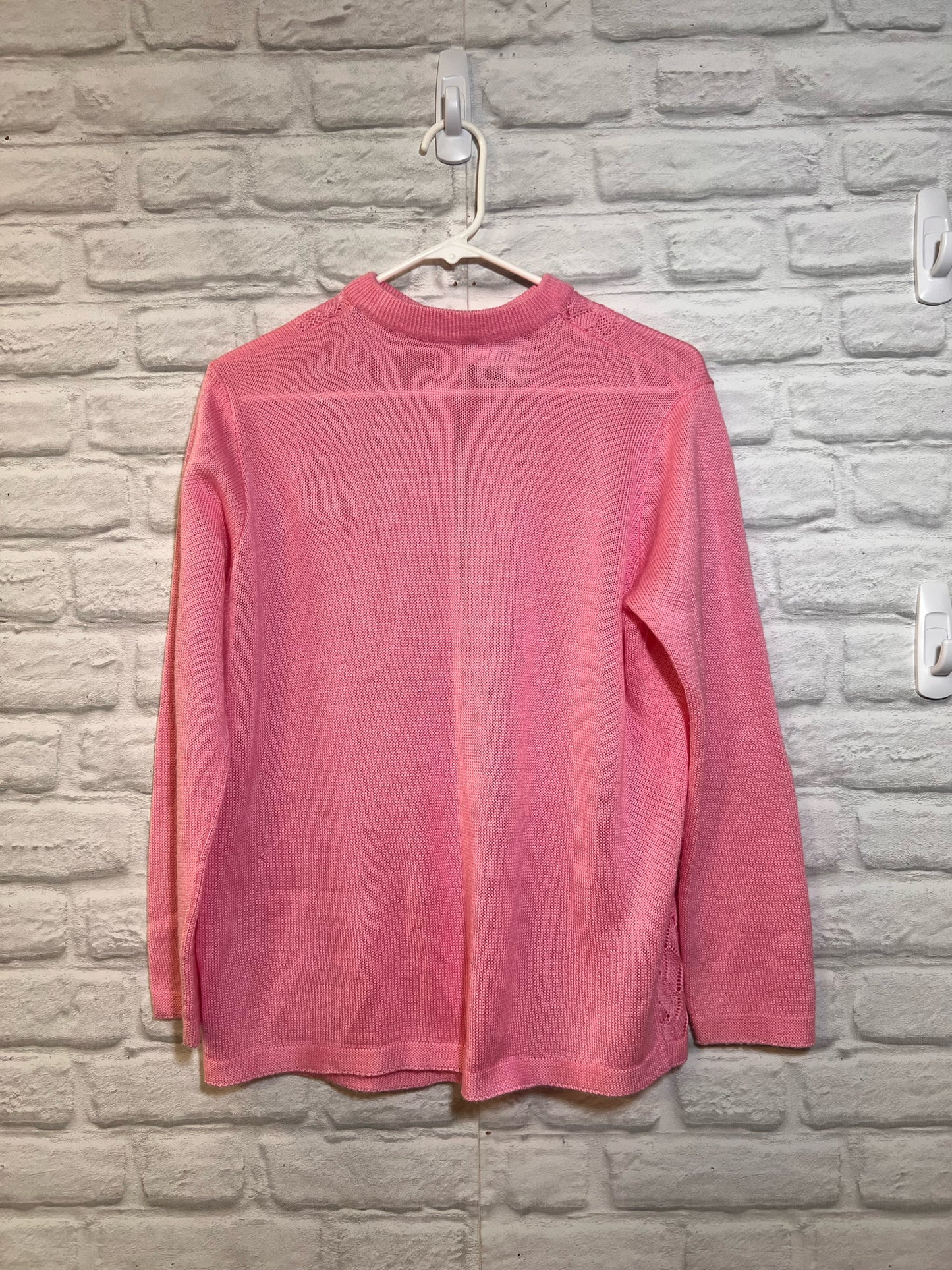 Vintage Pink Knit Cardigan