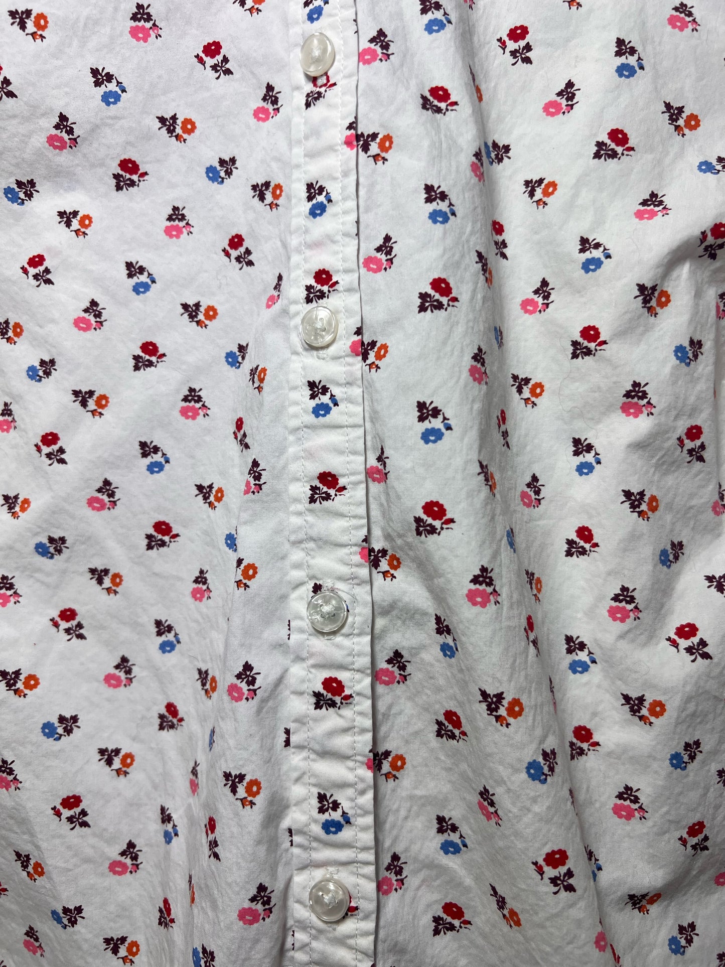 Size 12 Boden Floral Print Cotton Blouse