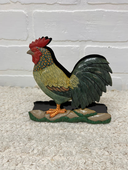 Vintage Resin Rooster Napkin Holder