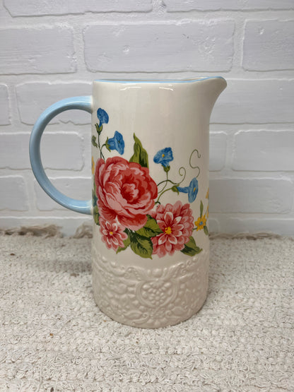 Pioneer Woman Sweet Rose 2.1 Quart  Pitcher