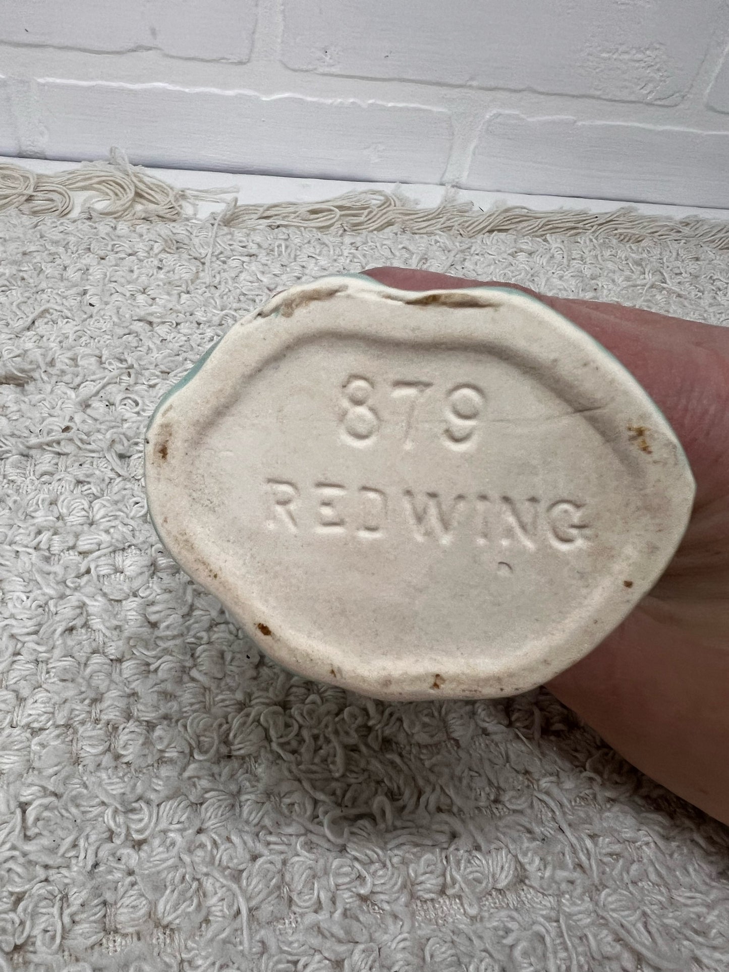 Red Wing Pottery Ash Receiver Fish 5" EUC