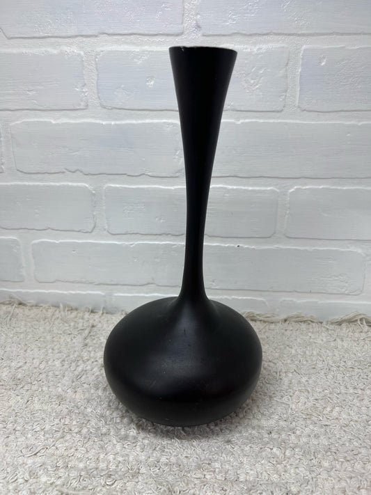 West Elm Black Metal Vase