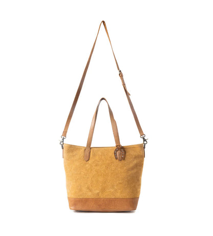 Amber Dune Leather Bag - Red or Mustard Yellow