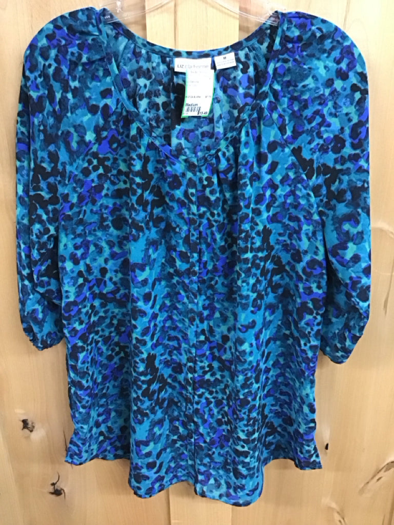 Liz Claiborne Size Medium Blue Top