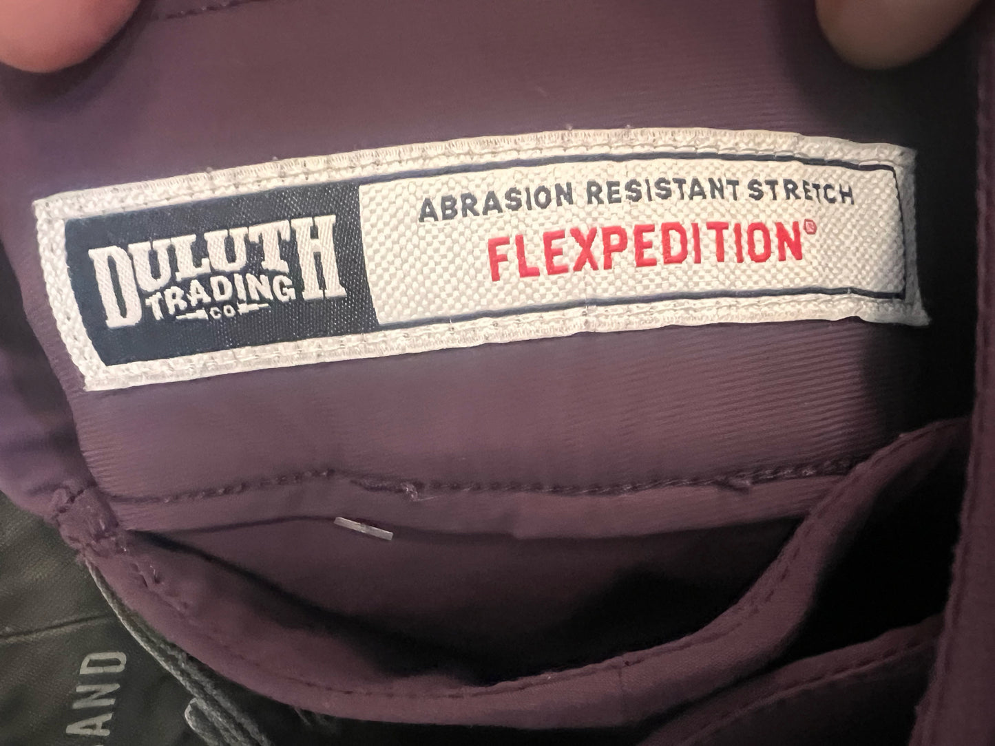 Duluth Trading Co. Size 6 Flexipedition Pants Eggplant Purple