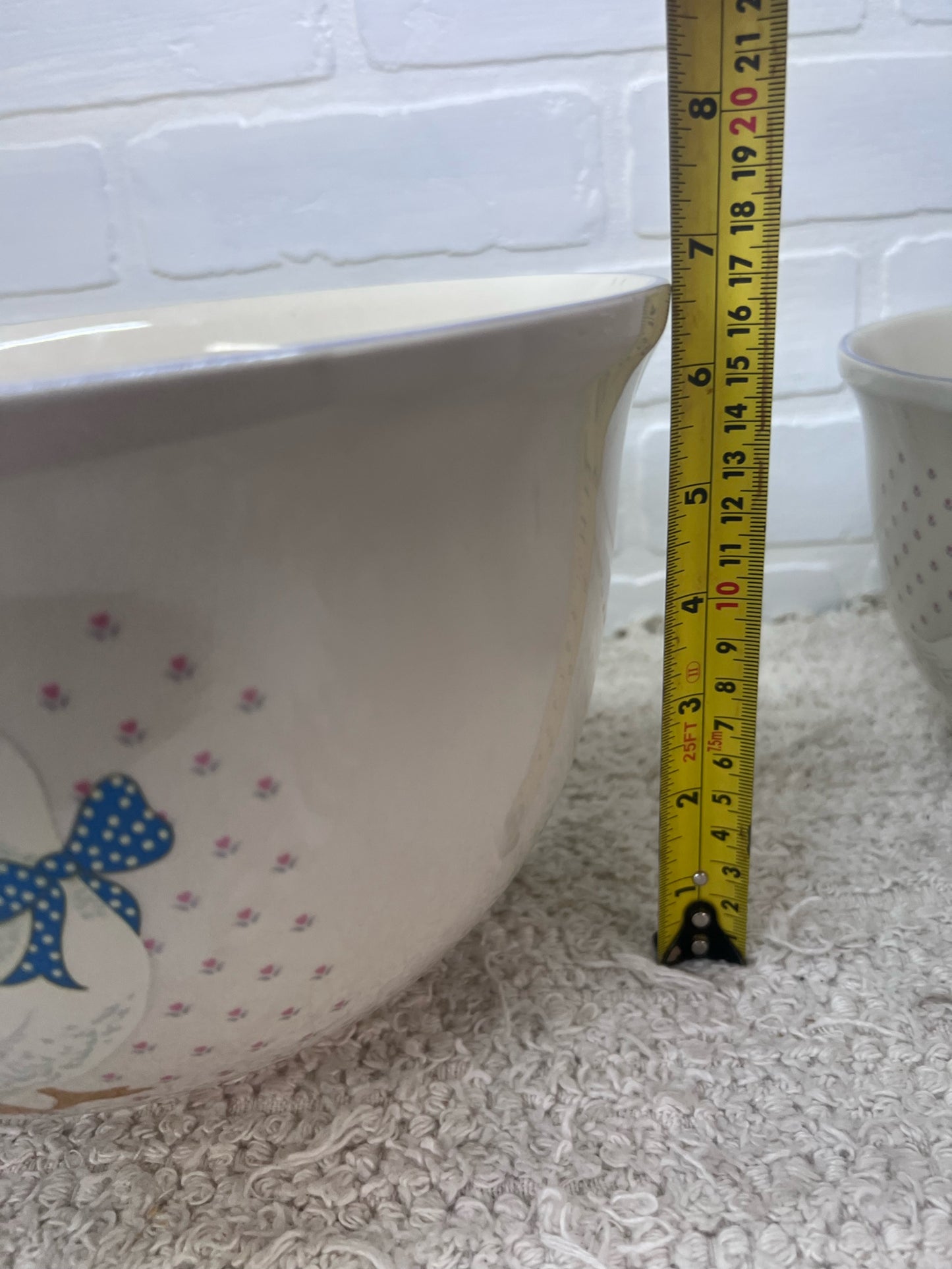 Aunt Rhody Goose 1980's Bowl Set