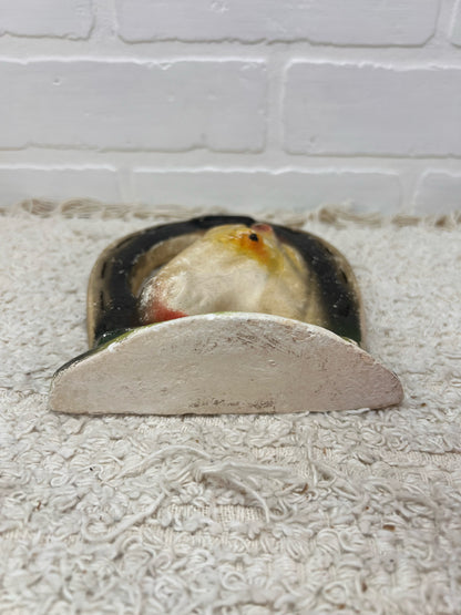 Vintage Chalkware Horseshow & Horsehead - Carnival Prize