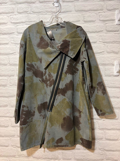 Size S Beau Jouss Micro Corduroy Lagenlook Asymetrical  Jacket