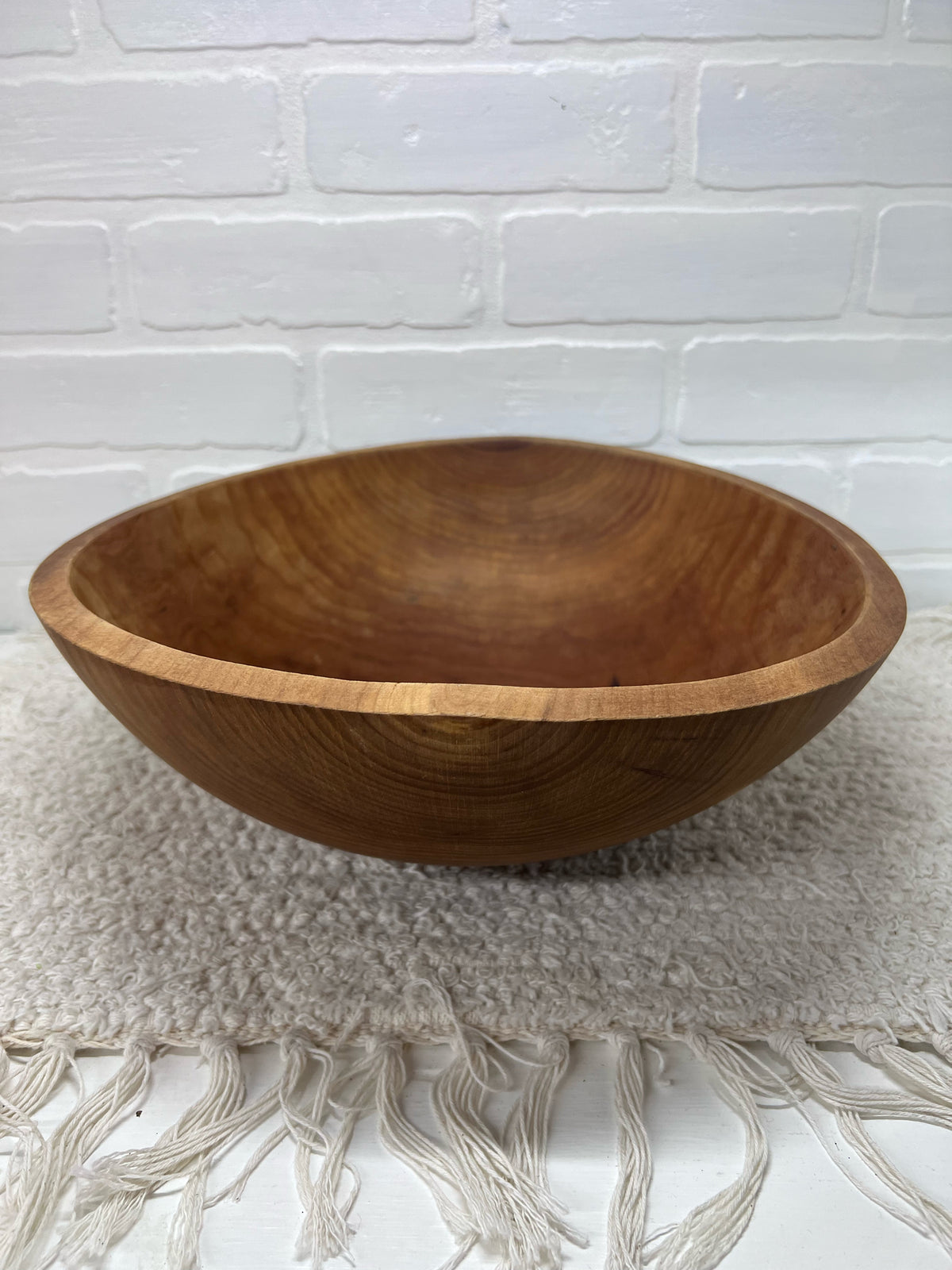 Large Hard Wood Clarendon Vermont Bowl