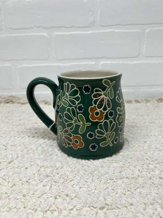 Floral mug or planter