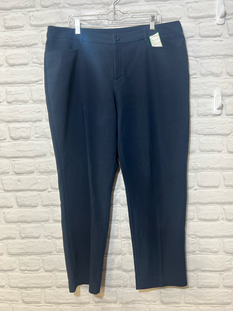 CJ Banks Size 18W navy blue dress pants