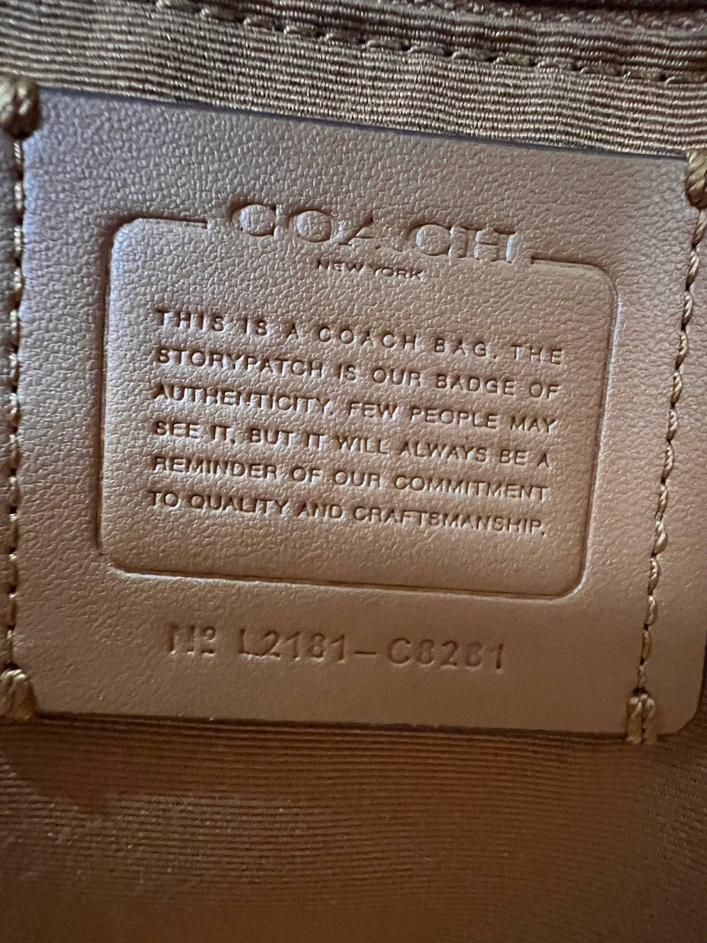 Coach Leather Katy Satchel w/ Diary Embroidery & Coordinating Wallet