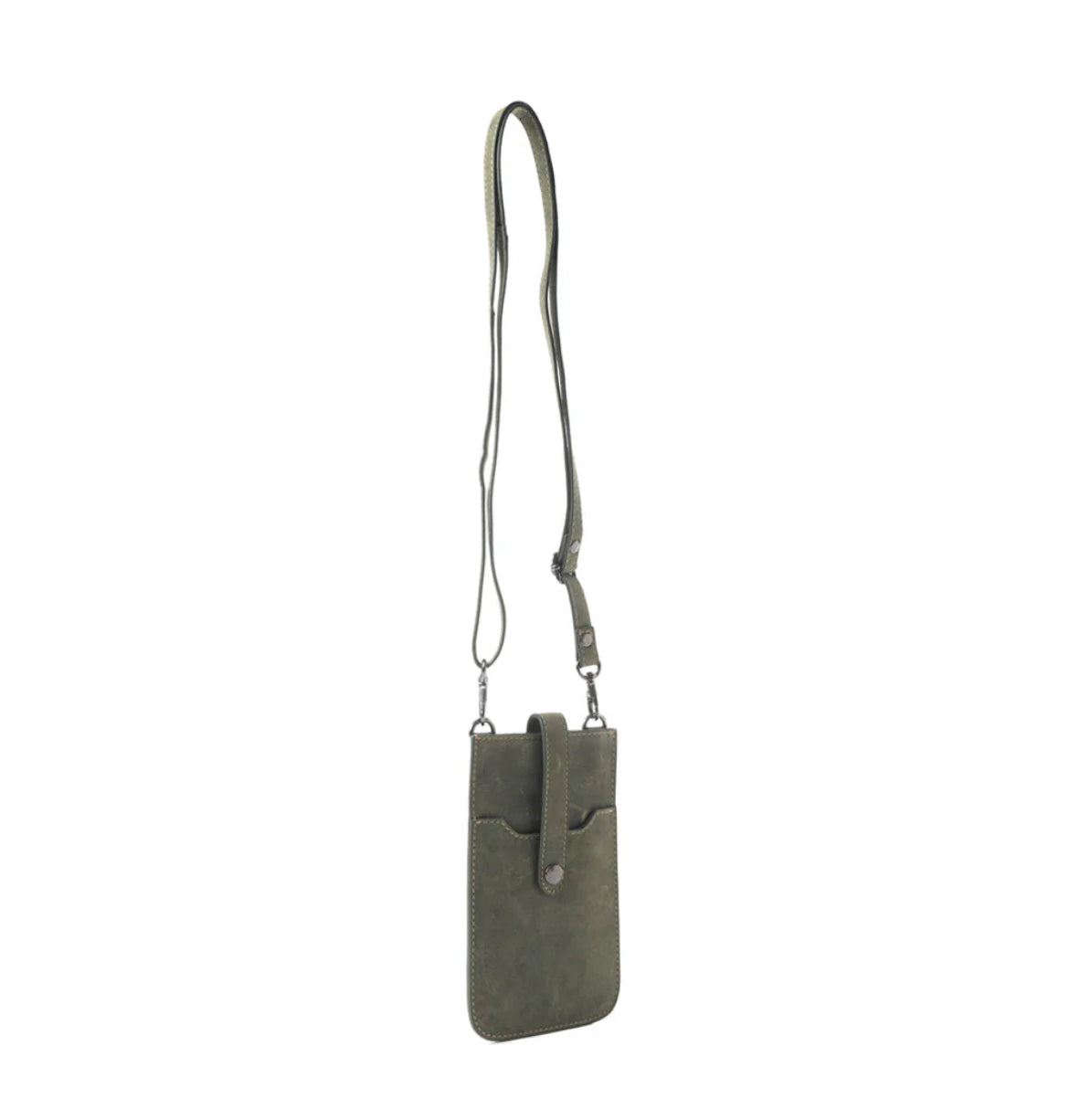 Golden Canyon Cell Phone Bag - Green or Dark Brown