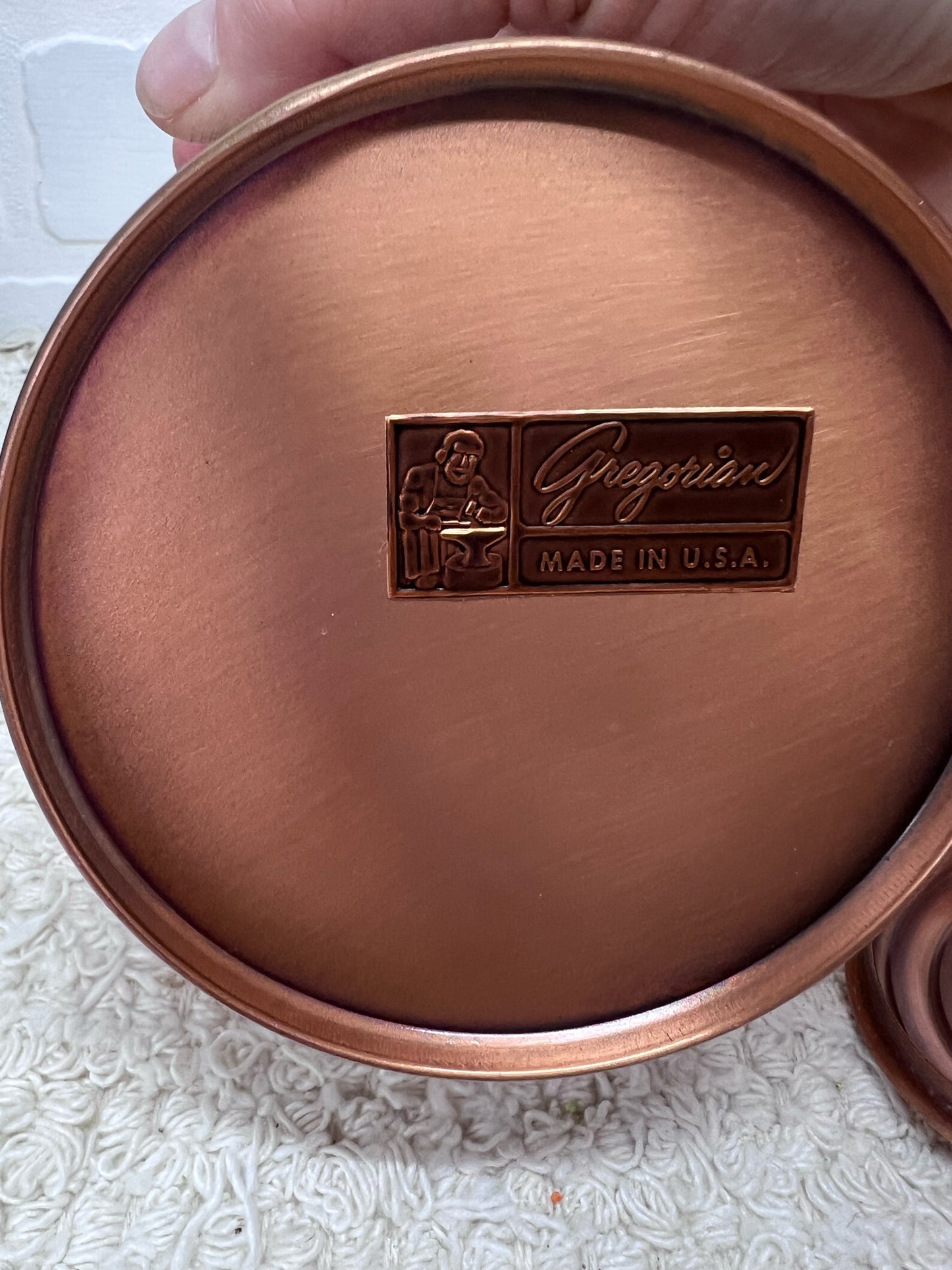 Gregorian Copper Teapot 4" Tall