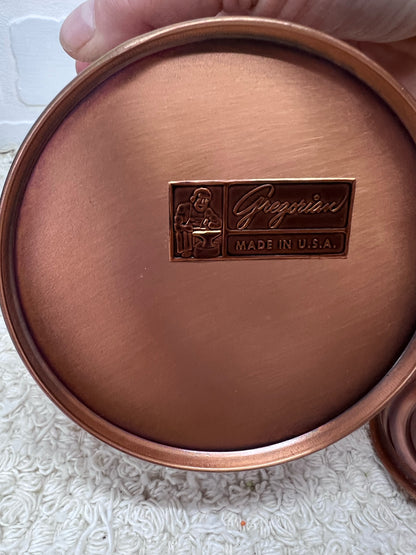 Gregorian Copper Teapot 4" Tall