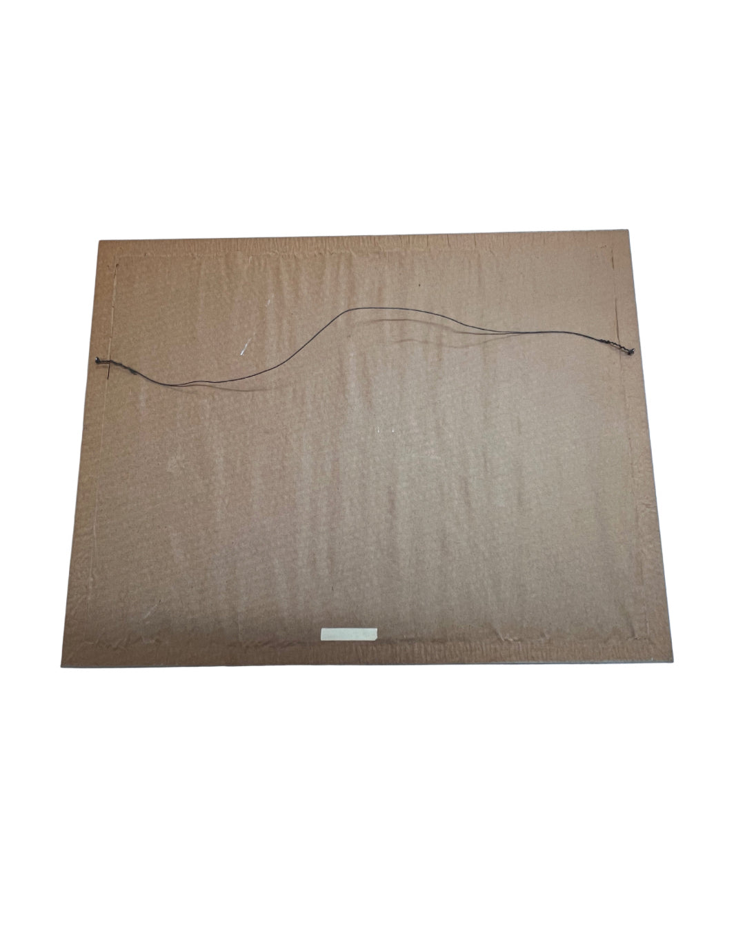 Vintage Paint By Numbers Deer on Black Velvet Framed Painting