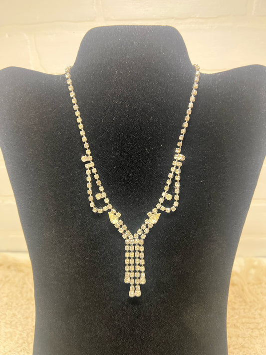 Vintage rhinestone necklace
