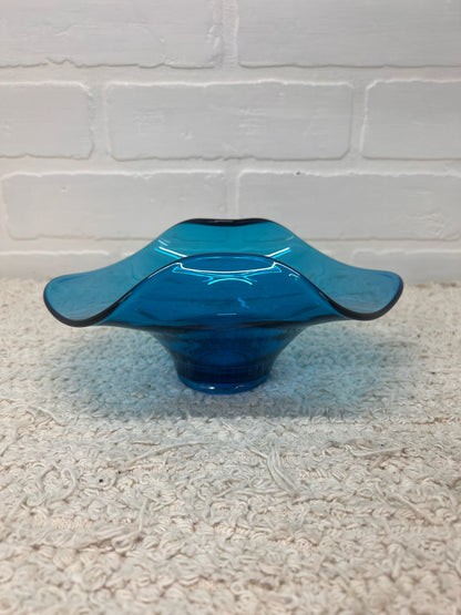 Viking Glass Blunique Blue MCM Candy Dish
