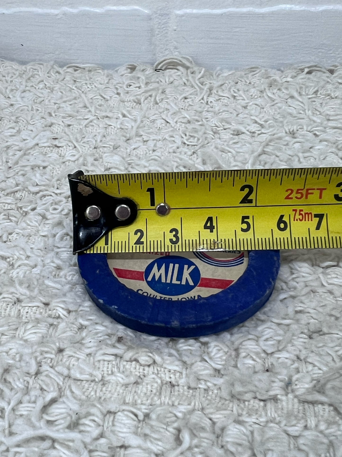 Vintage 1950's Franklin Coop Creameries Paper Milk Bottle Tops Coulter, IA