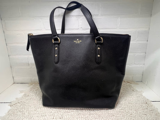 Kate Spade Penny Larchmont Avenue Black Pebbled Leather Shoulder Bag – Classic Designer Handbag