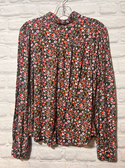 Size 12 Boden Floral Button Down Shirt